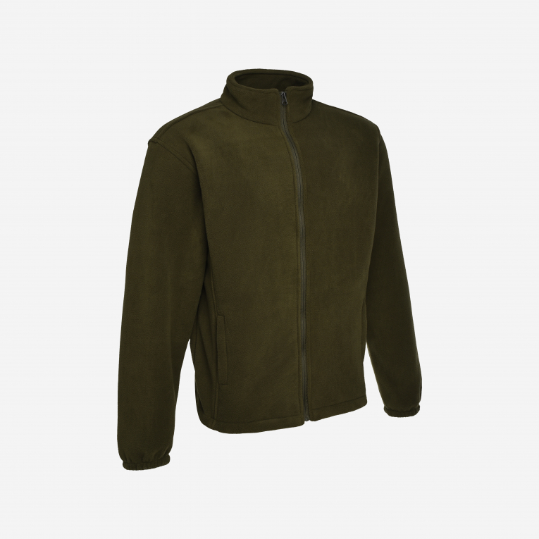 Od green fleece jacket top